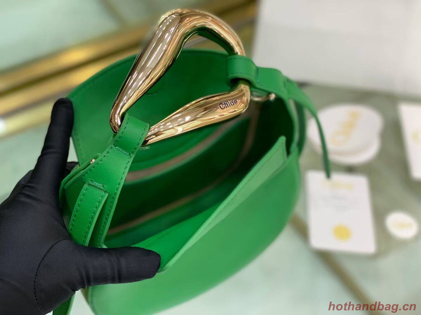 Chloe Original Calfskin Leather Bag 3S1350 green Chloe Original Calfskin Leather Bag 3S1350 green