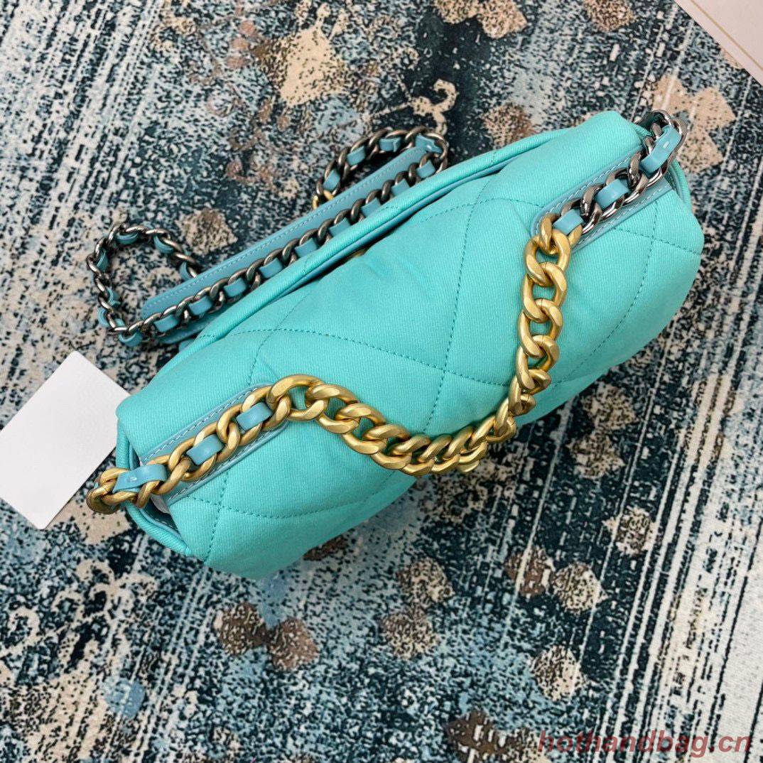 CHANEL 19 Flap Bag AS1160 AS1161 AS1162 Blue CHANEL 19 Flap Bag AS1160 AS1161 AS1162 Blue
