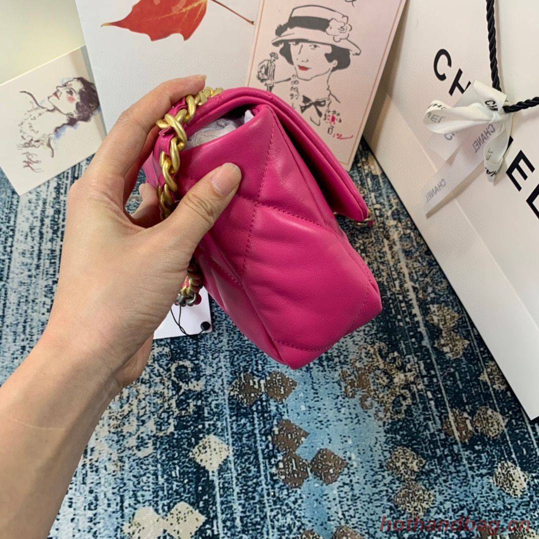 CHANEL 19 Flap Bag AS1160 AS1161 AS1162 Rose CHANEL 19 Flap Bag AS1160 AS1161 AS1162 Rose