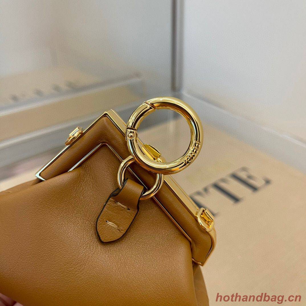 Fendi Original Leather Mini Clutch Bag 56831 Brown Fendi Original Leather Mini Clutch Bag 56831 Brown