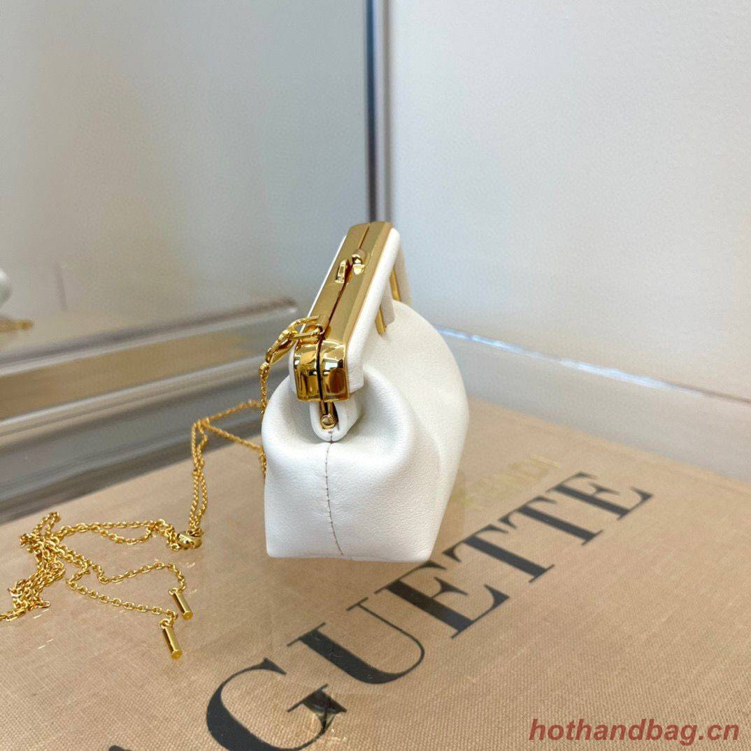 Fendi Original Leather Mini Clutch Bag 56831 White Fendi Original Leather Mini Clutch Bag 56831 White