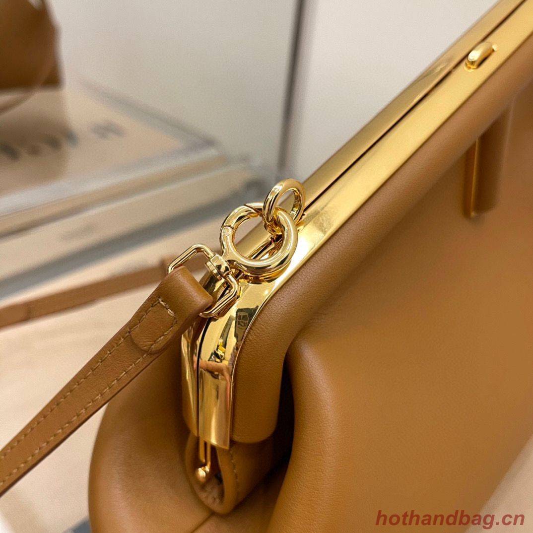 Fendi Original Leather Medium Clutch Bag 56832 Brown Fendi Original Leather Medium Clutch Bag 56832 Brown