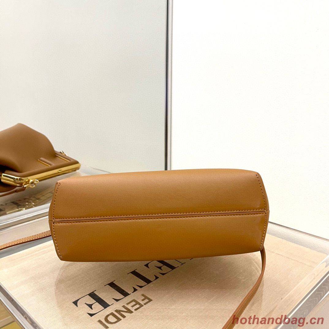 Fendi Original Leather Medium Clutch Bag 56832 Brown Fendi Original Leather Medium Clutch Bag 56832 Brown
