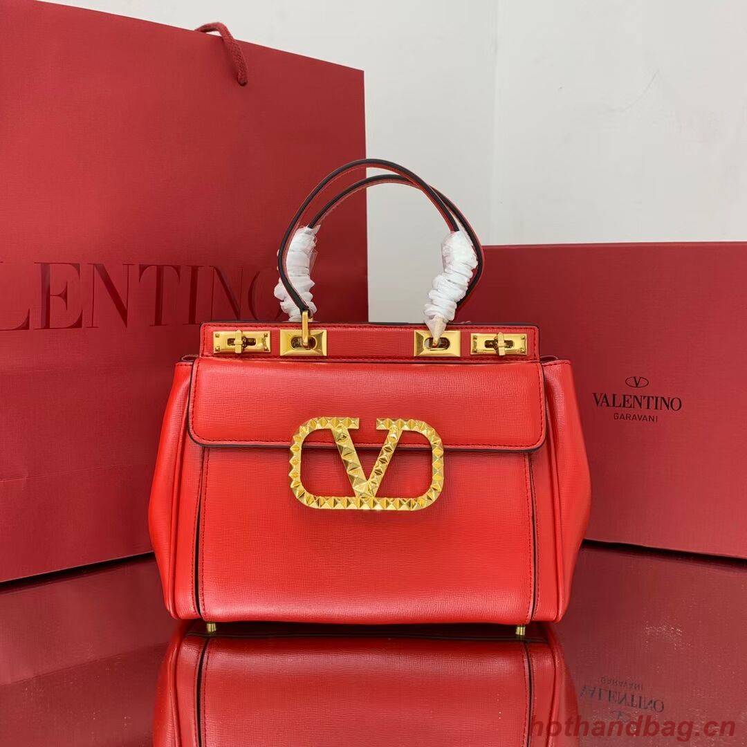 VALENTINO calf leather handbag V0754 red VALENTINO calf leather handbag V0754 red