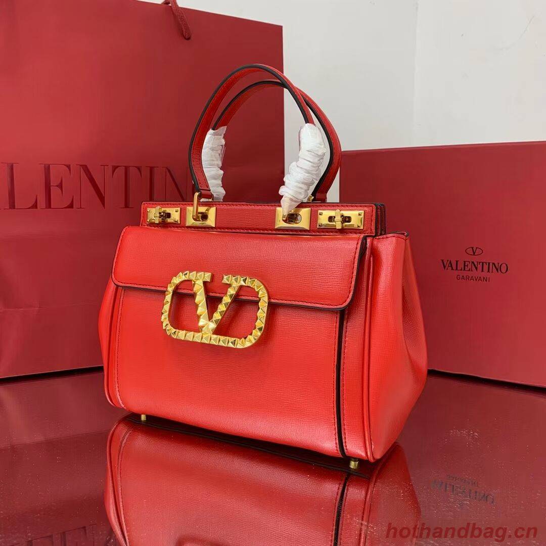 VALENTINO calf leather handbag V0754 red VALENTINO calf leather handbag V0754 red
