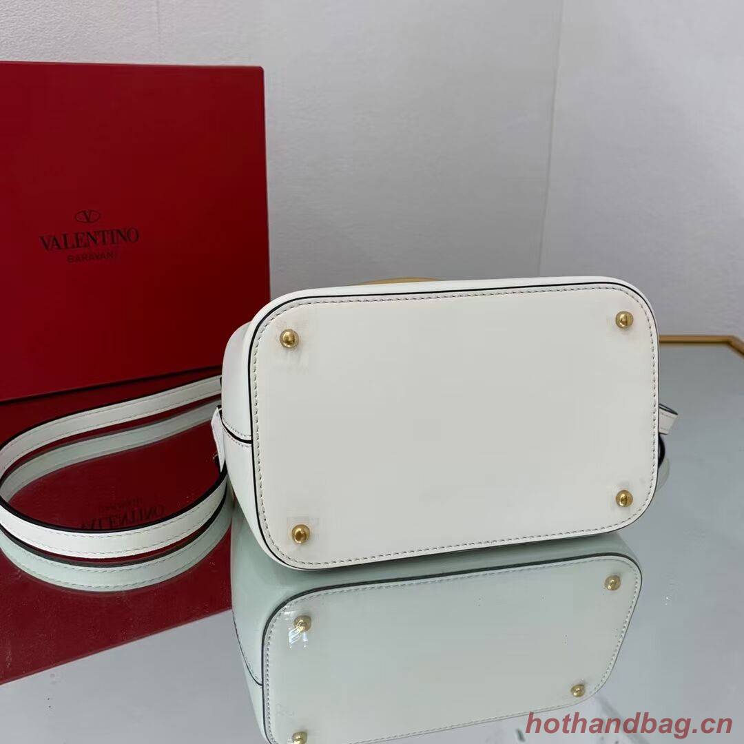 VALENTINO calf leather handbag V0754 white VALENTINO calf leather handbag V0754 white