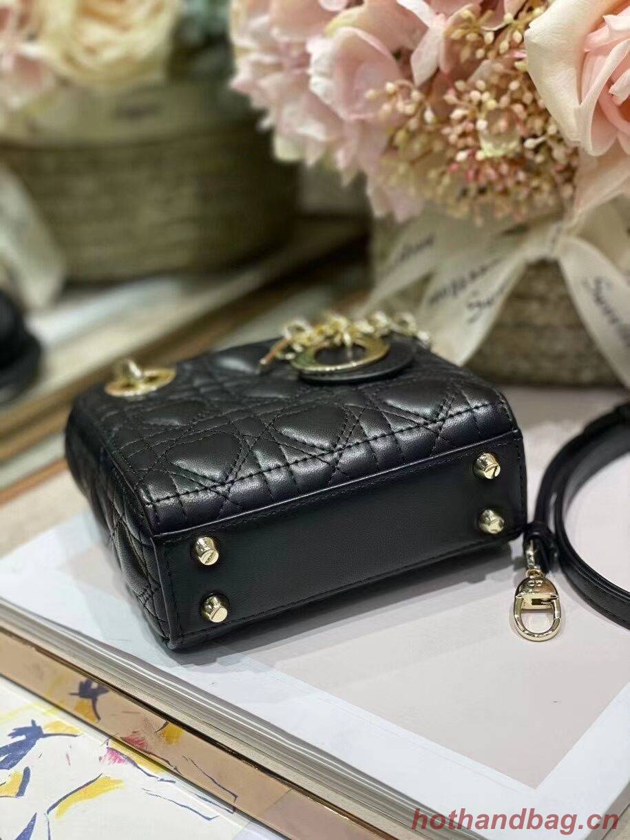 LADY DIOR MY ABCDIOR BAG Cannage Heart Original Lambskin Bag M0539O Black LADY DIOR MY ABCDIOR BAG Cannage Heart Original Lambskin Bag M0539O Black