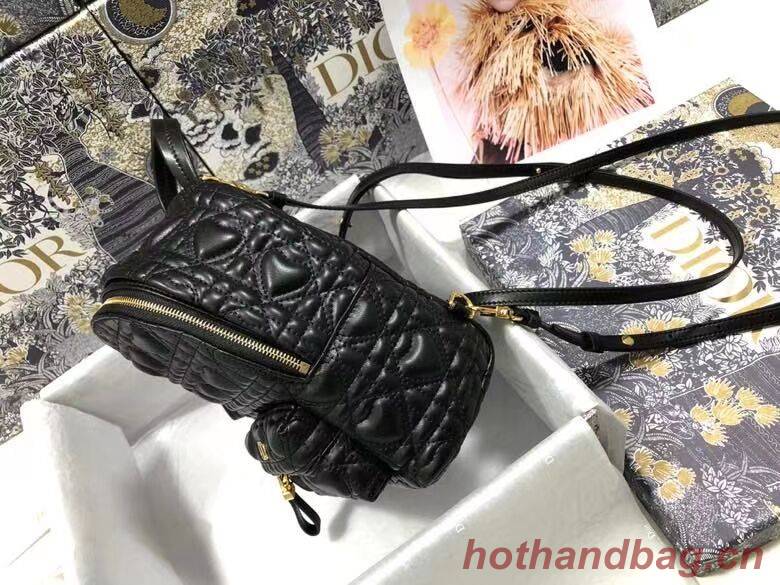 MINI DIOR BACKPACK Cannage Lambskin M9222 black MINI DIOR BACKPACK Cannage Lambskin M9222 black