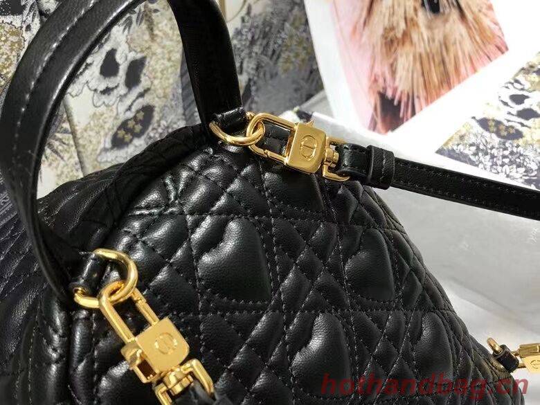MINI DIOR BACKPACK Cannage Lambskin M9222 black MINI DIOR BACKPACK Cannage Lambskin M9222 black
