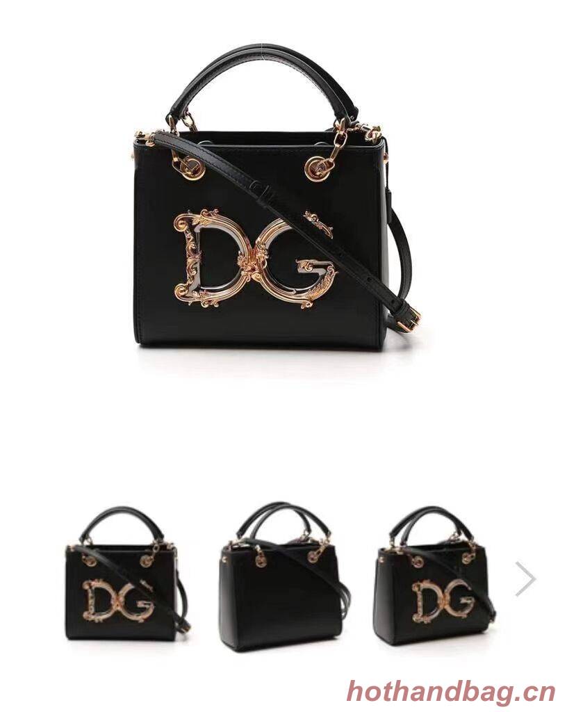 Dolce & Gabbana Origianl Leather Shoulder Bag 5158 black Dolce & Gabbana Origianl Leather Shoulder Bag 5158 black