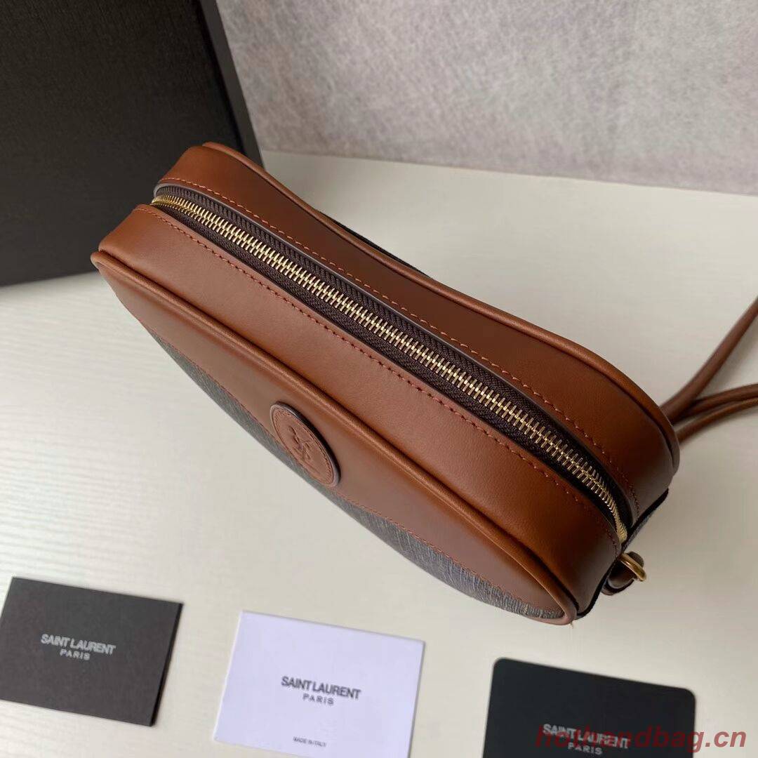 Yves Saint Laurent Canvas Y685260 Caramel Yves Saint Laurent Canvas Y685260 Caramel