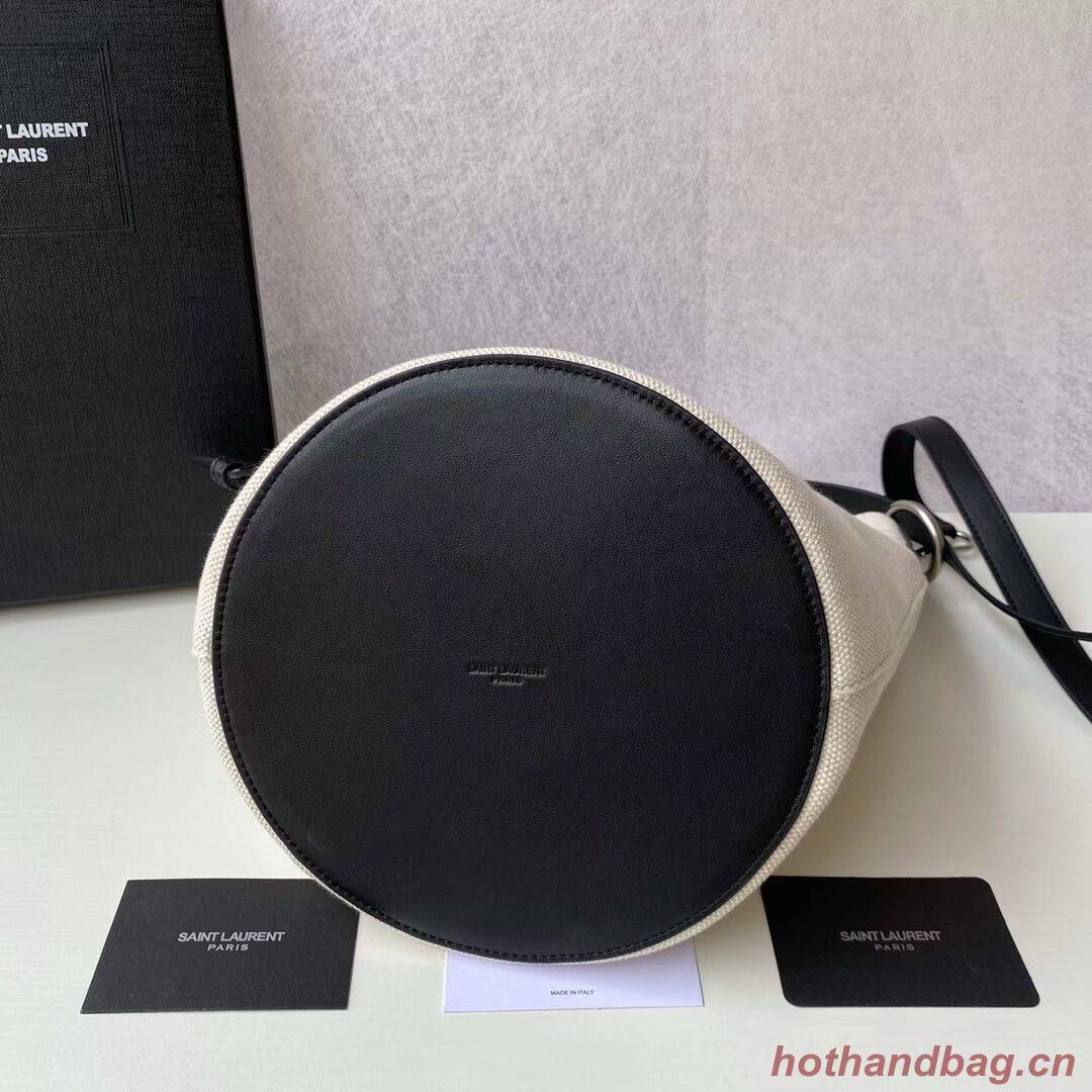 Yves Saint Laurent Tote Book LINEN Shopping Bag Y689299 black Yves Saint Laurent Tote Book LINEN Shopping Bag Y689299 black