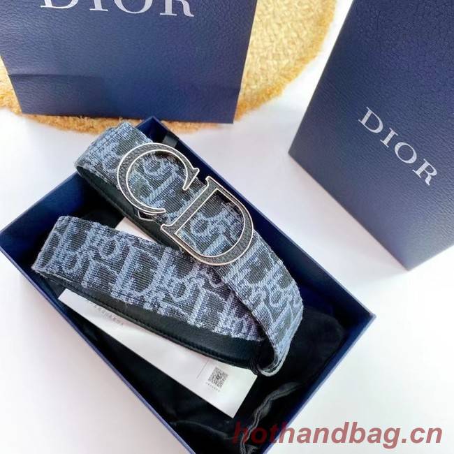 DIOR-ID BELT Canvas 35 MM B0111UM  blue