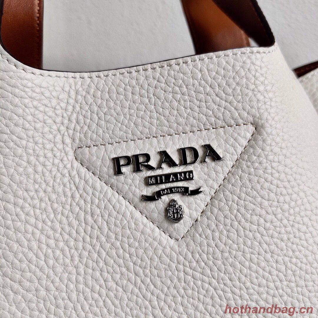 Prada Deer skin bag tote 1BG335 White Prada Deer skin bag tote 1BG335 White