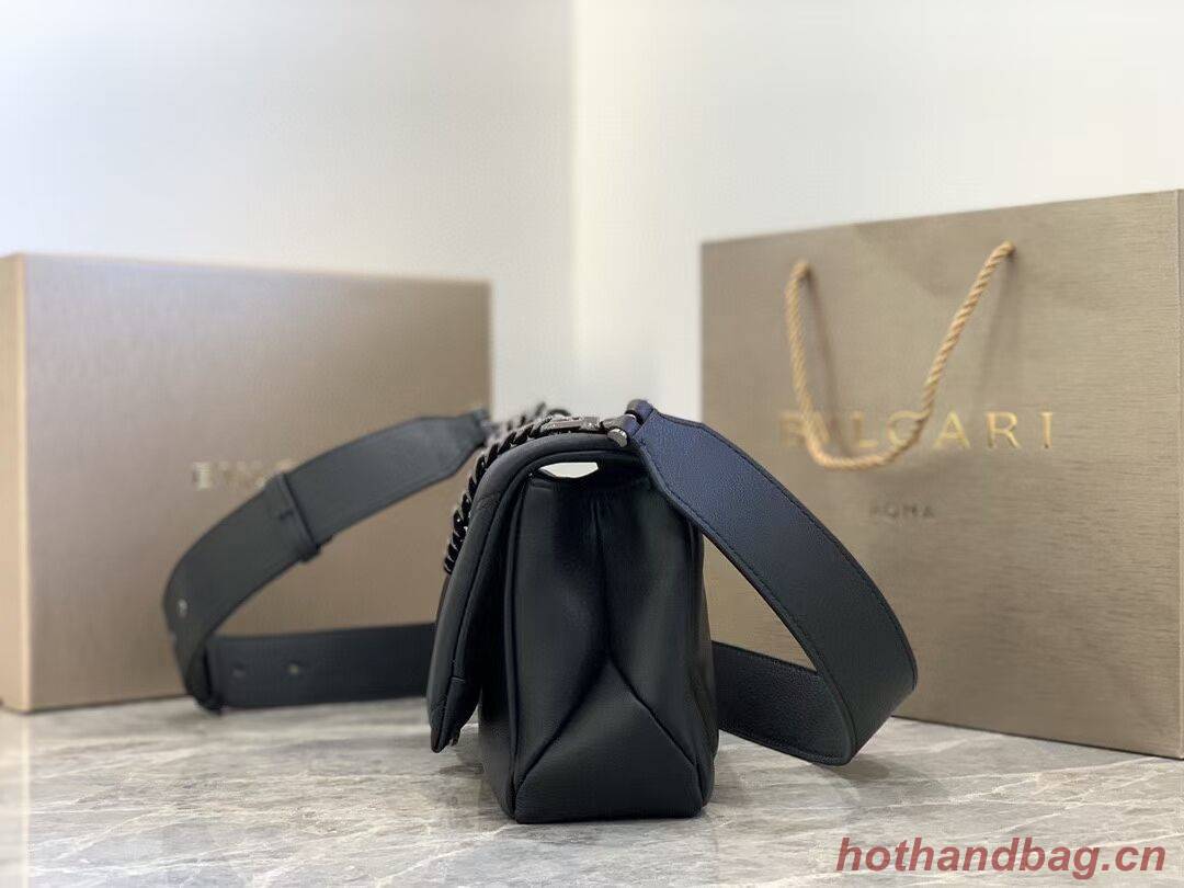 Bvlgari Serpenti Forever leather crossbody bag B219069 black Bvlgari Serpenti Forever leather crossbody bag B219069 black