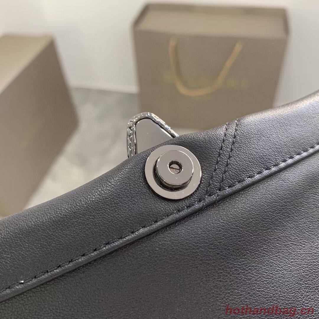 Bvlgari Serpenti Forever leather small crossbody bag B219068 black Bvlgari Serpenti Forever leather small crossbody bag B219068 black