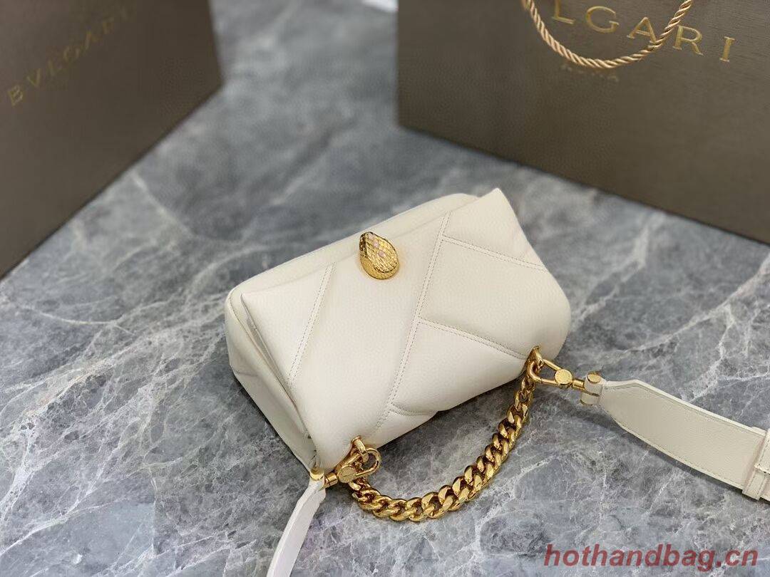 Bvlgari Serpenti Forever leather small crossbody bag B219068 cream Bvlgari Serpenti Forever leather small crossbody bag B219068 cream