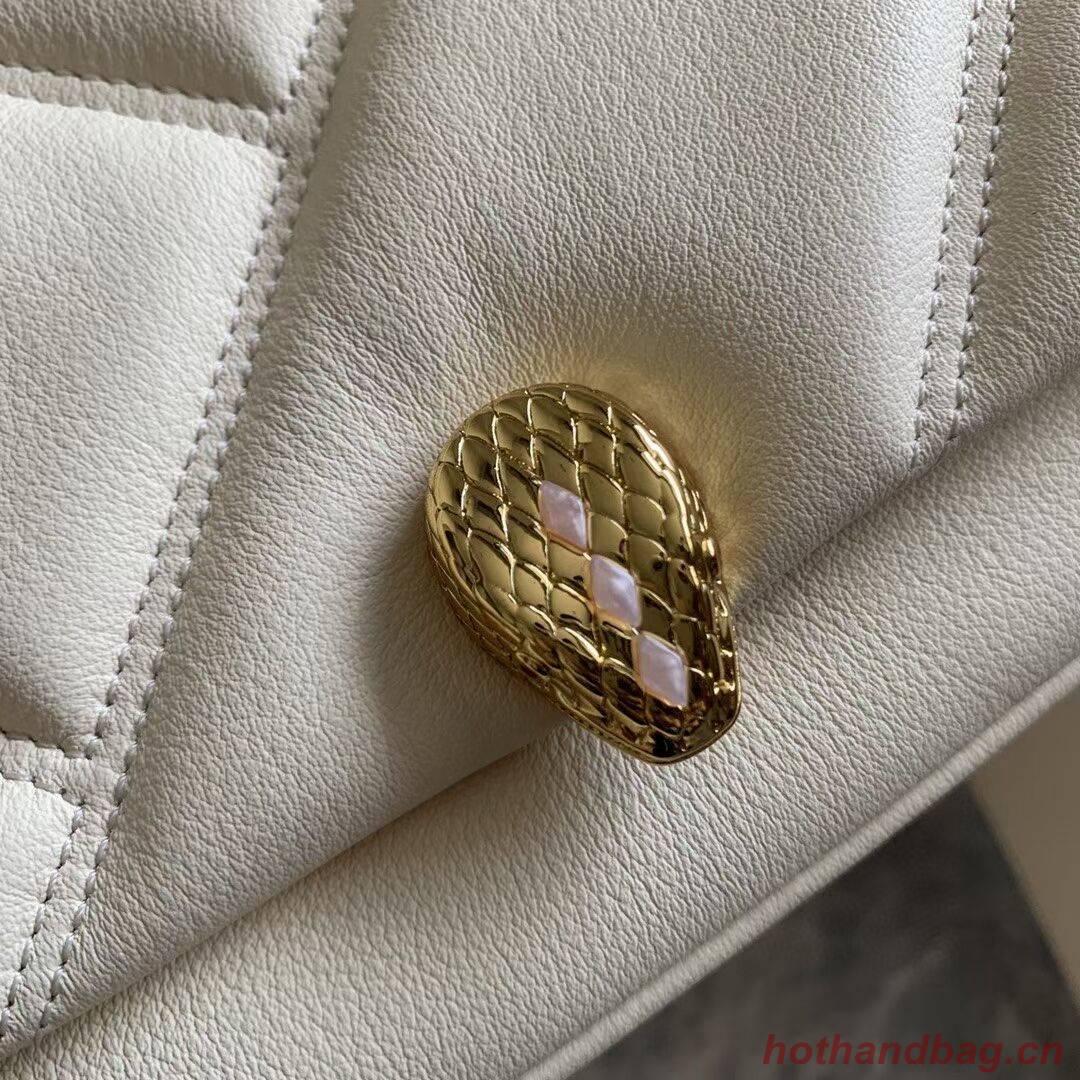 Bvlgari Serpenti Forever leather small crossbody bag B219068 cream Bvlgari Serpenti Forever leather small crossbody bag B219068 cream