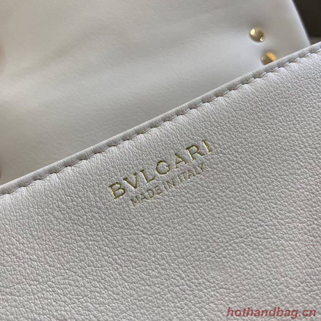 Bvlgari Serpenti Forever leather small crossbody bag B219068 cream Bvlgari Serpenti Forever leather small crossbody bag B219068 cream