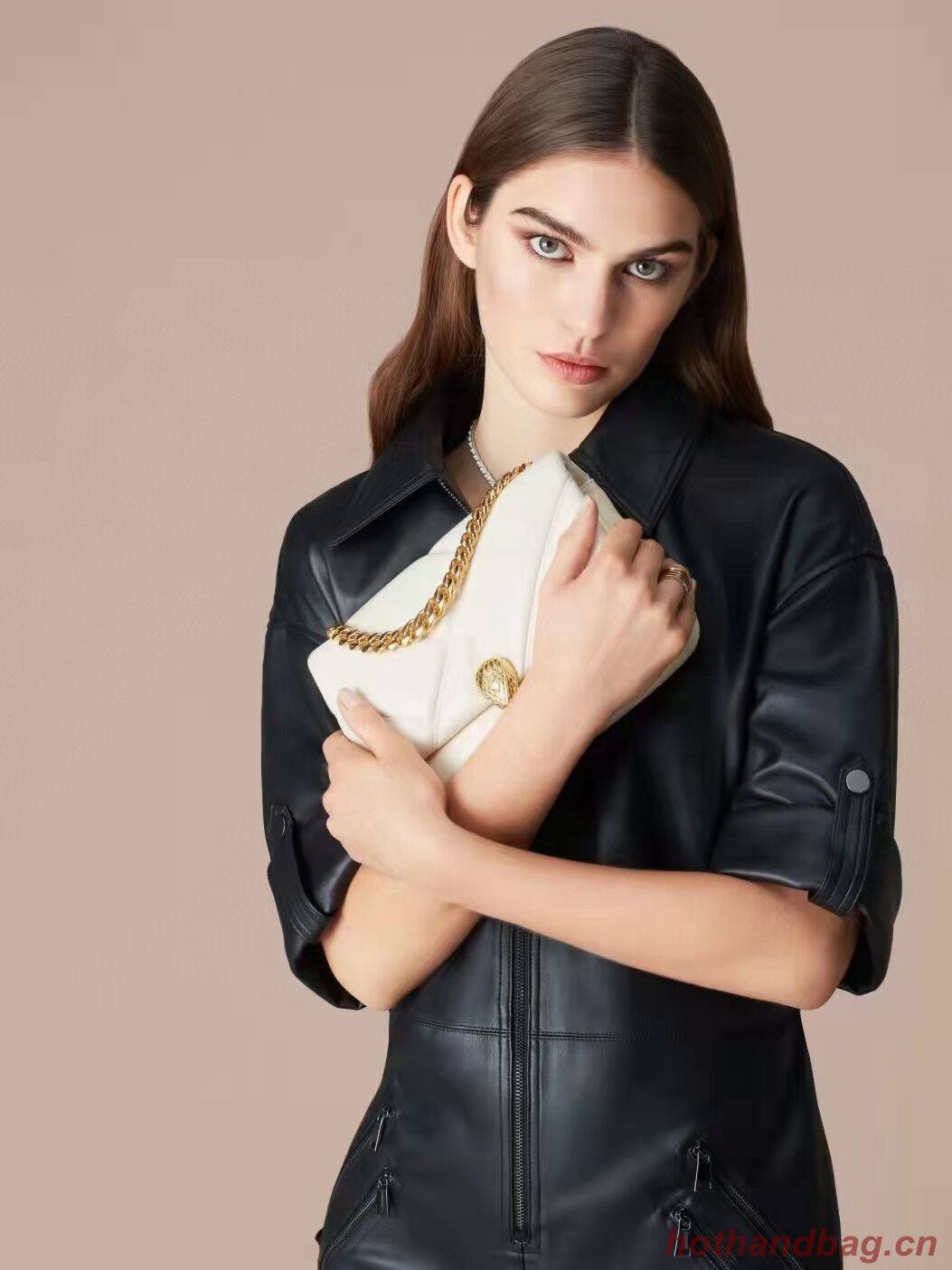 Bvlgari Serpenti Forever leather small crossbody bag B219068 cream Bvlgari Serpenti Forever leather small crossbody bag B219068 cream