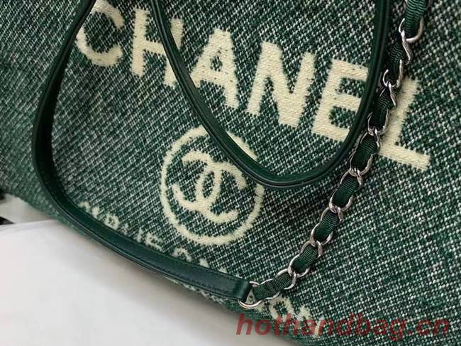 Chanel Shopping bag MM A67001 green