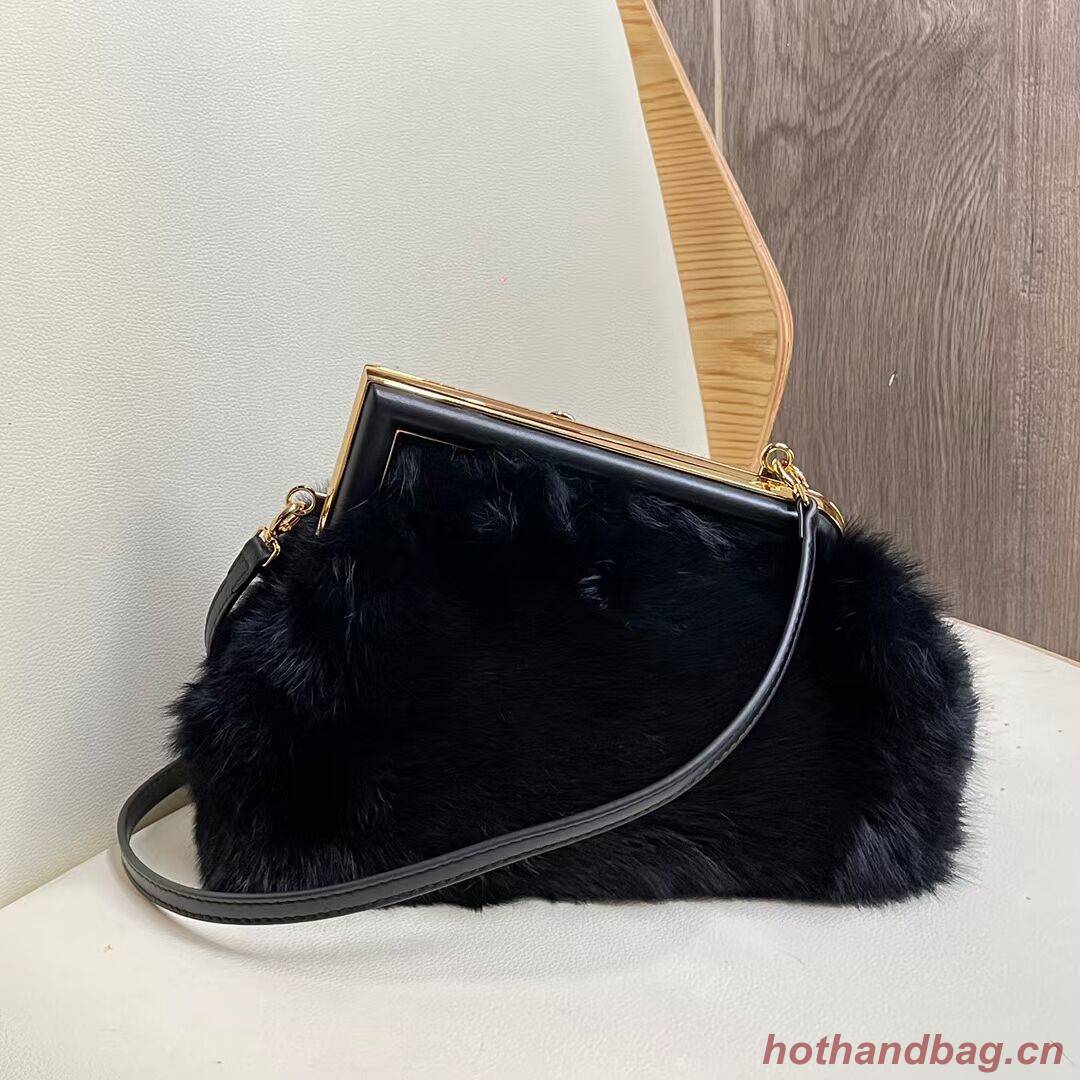 FENDI FIRST SMALL mink bag 8BP129A black FENDI FIRST SMALL mink bag 8BP129A black