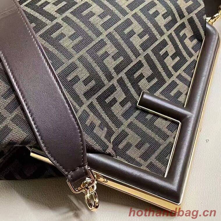 FENDI FIRST fabric bag 5FB2323 Brown FENDI FIRST fabric bag 5FB2323 Brown