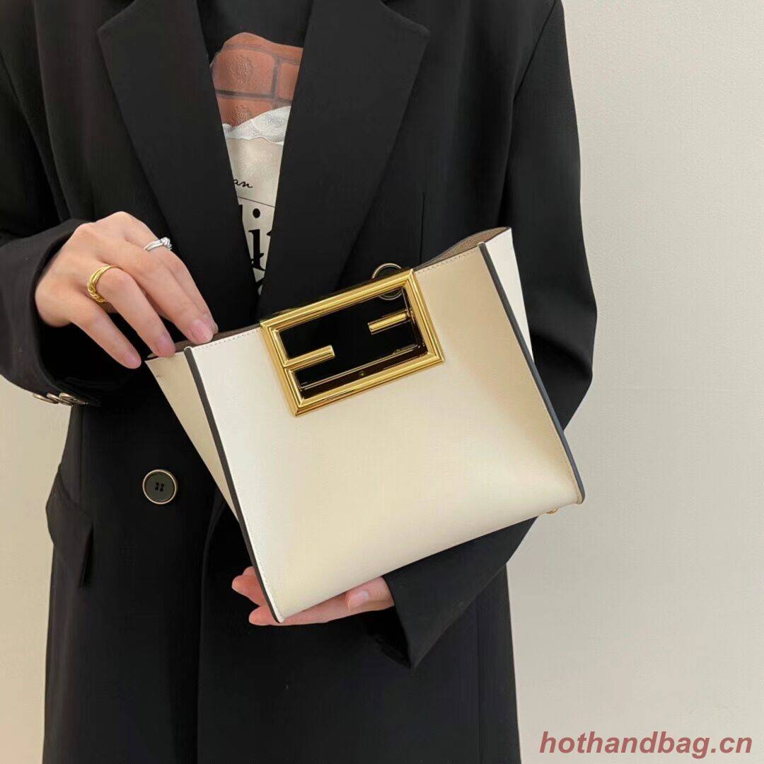 FENDI WAY small leather bag 5FB6846 white FENDI WAY small leather bag 5FB6846 white