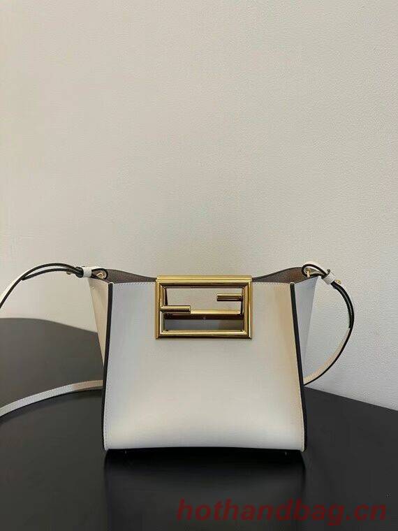 FENDI WAY small leather bag 5FB6846 white FENDI WAY small leather bag 5FB6846 white