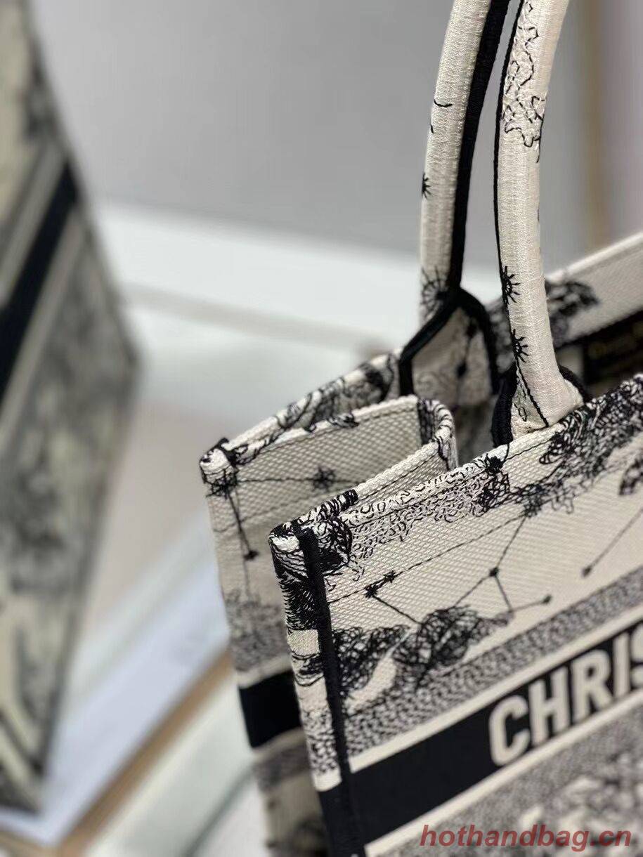 DIOR BOOK TOTE Latte Multicolor Dior Zodiac Embroidery M1296ZR DIOR BOOK TOTE Latte Multicolor Dior Zodiac Embroidery M1296ZR
