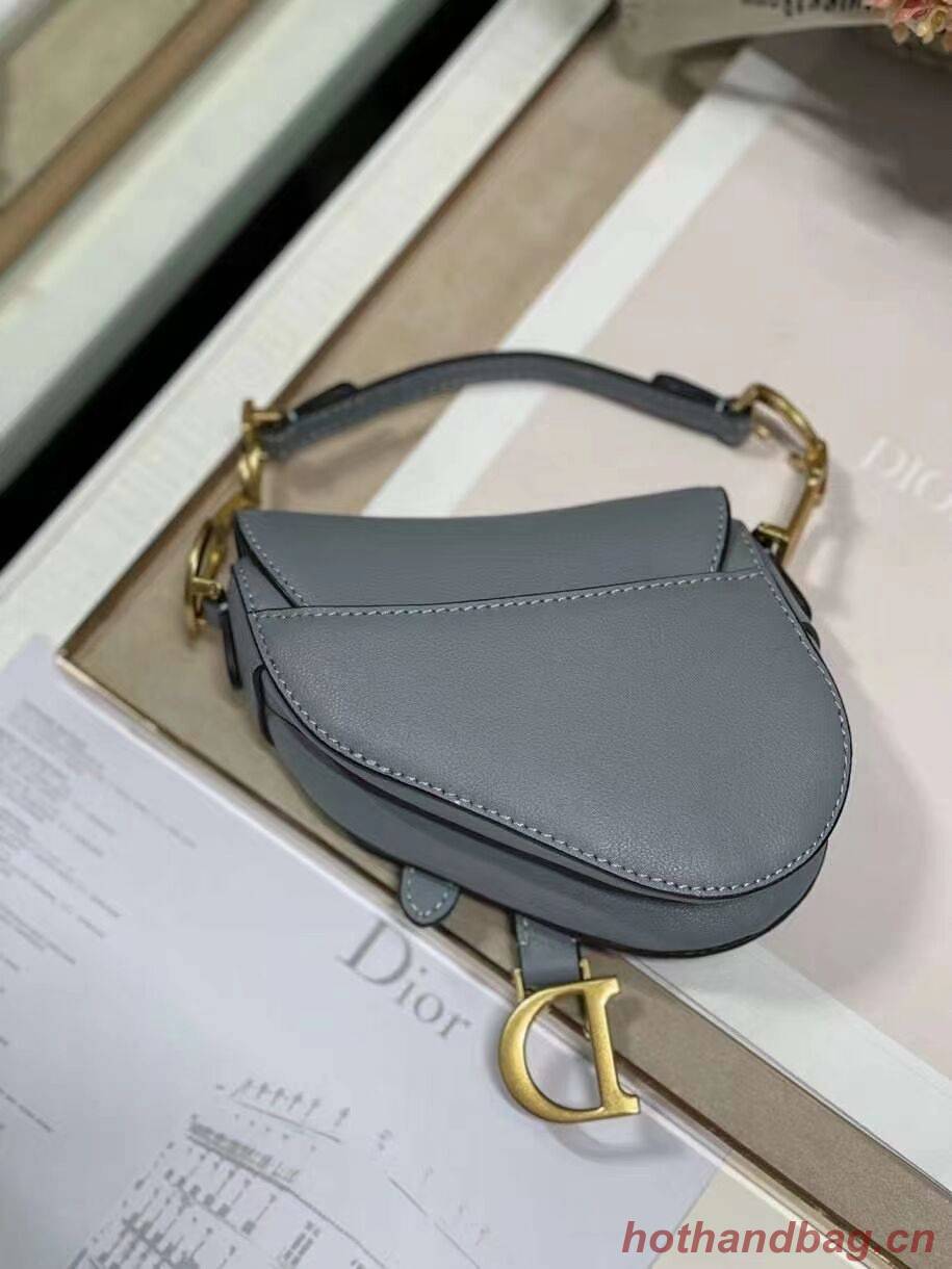 DIOR SADDLE BAG mini Calfskin C8160 blue DIOR SADDLE BAG mini Calfskin C8160 blue