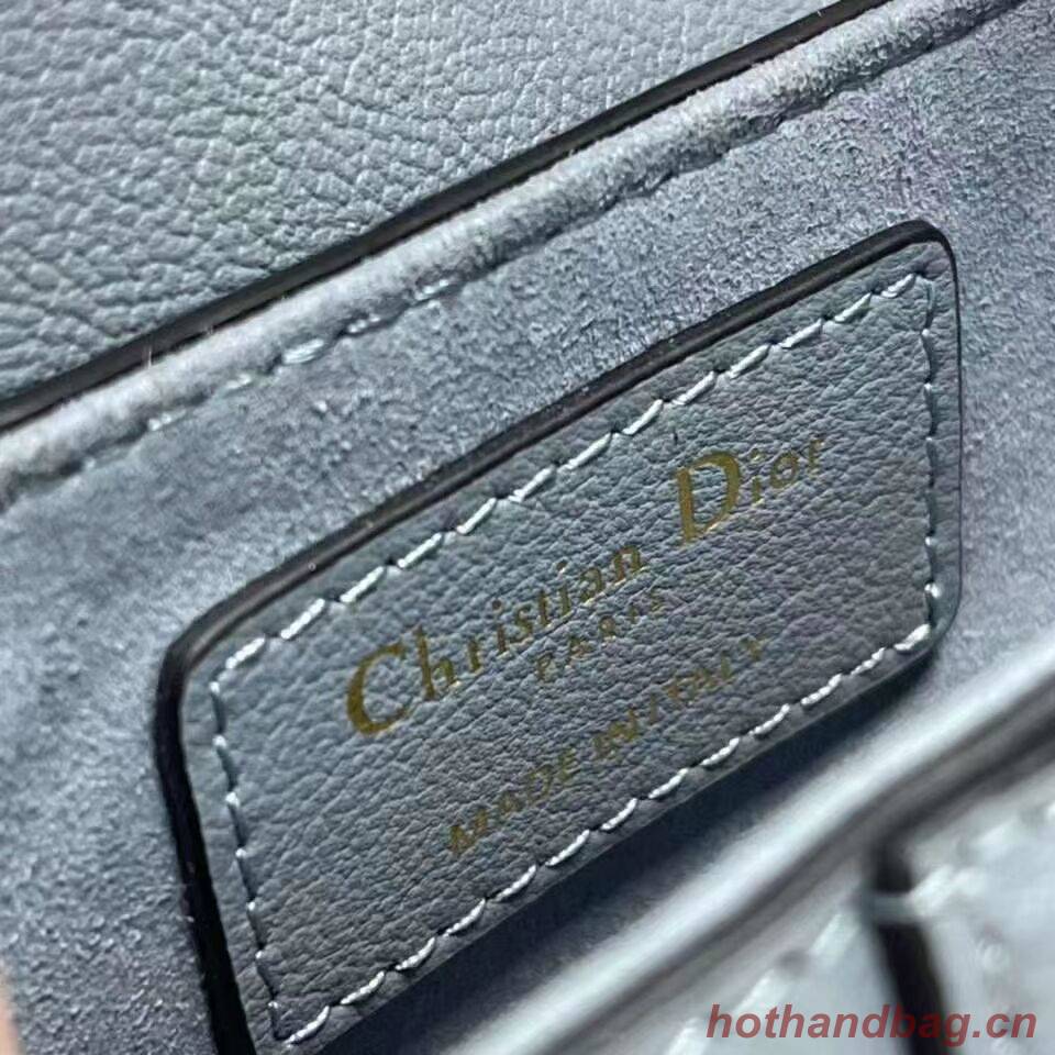DIOR SADDLE BAG mini Calfskin C8160 blue DIOR SADDLE BAG mini Calfskin C8160 blue