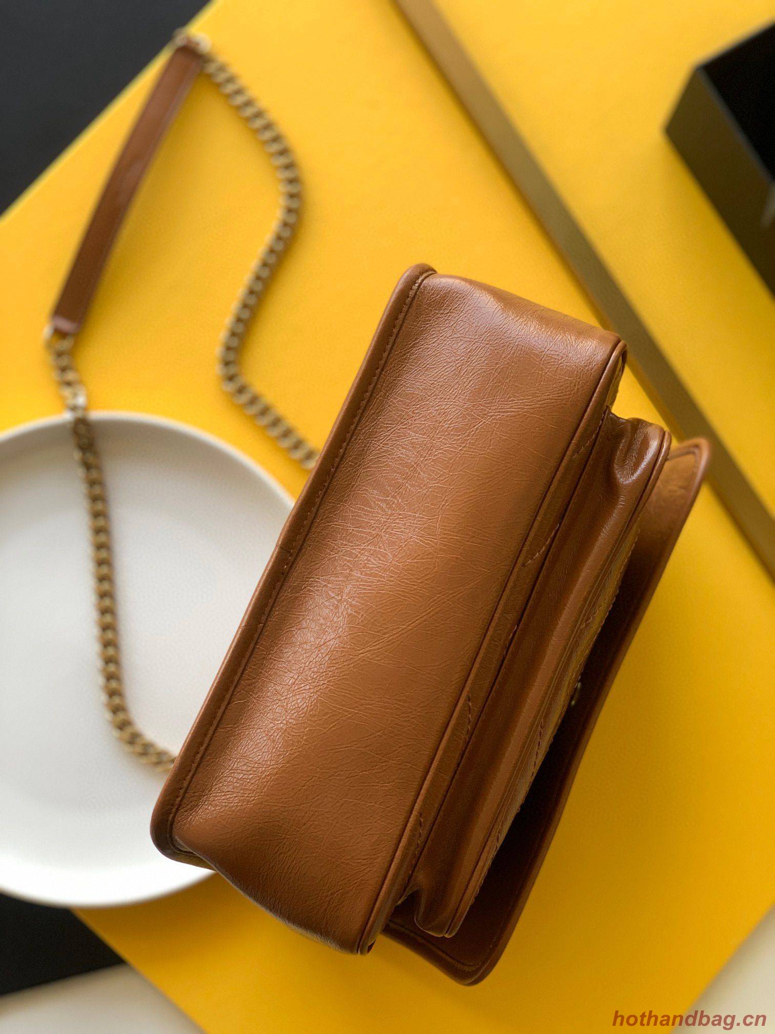 Yves Saint Laurent Medium Niki Chain Bag 498894 Brown Yves Saint Laurent Medium Niki Chain Bag 498894 Brown