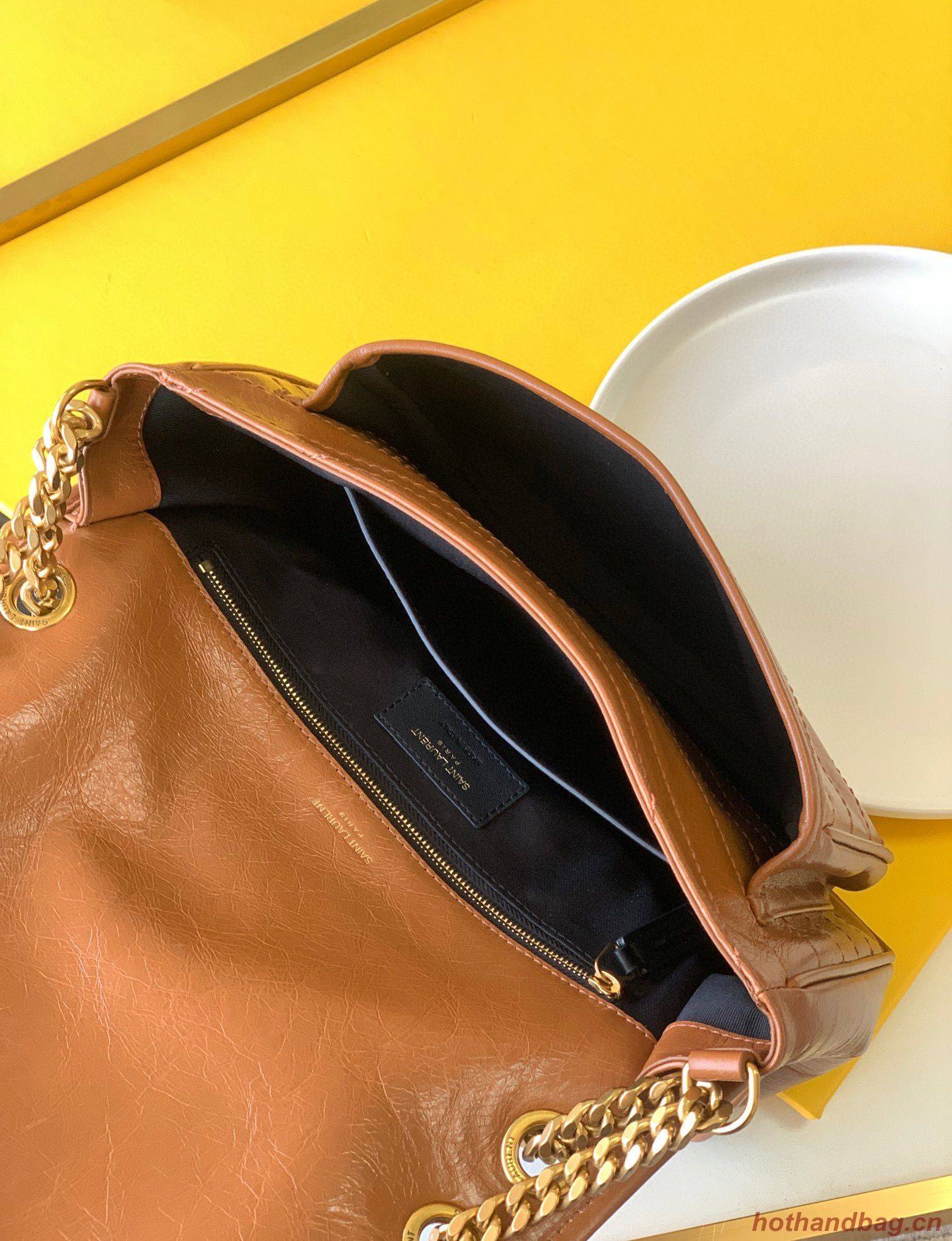 Yves Saint Laurent Medium Niki Chain Bag 498894 Brown Yves Saint Laurent Medium Niki Chain Bag 498894 Brown