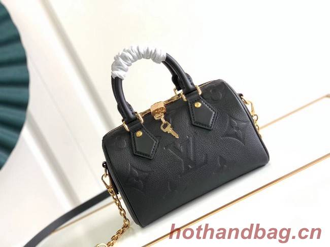 Louis Vuitton Monogram Empreinte SPEEDY BANDOULIERE 20 M58953 black