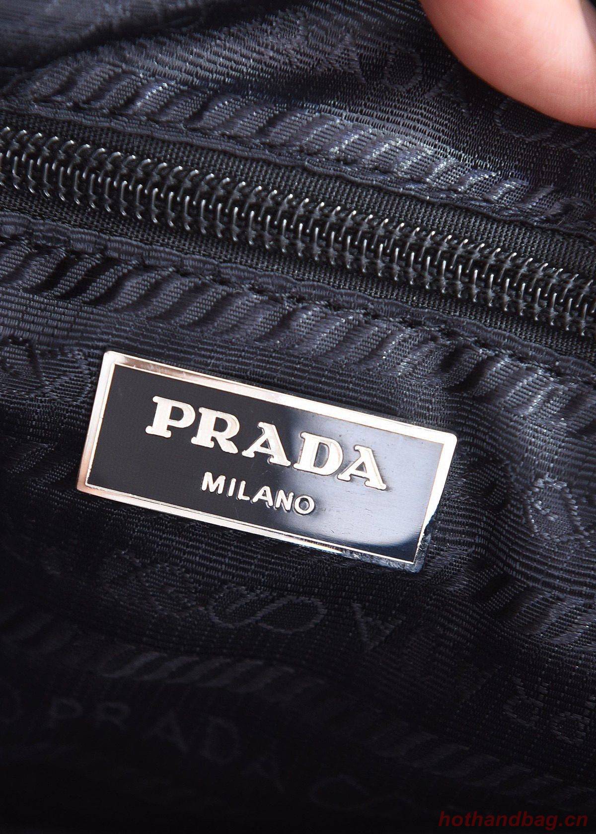 Prada Nylon Flap Messenger shoulder Bag PN1259 Black Prada Nylon Flap Messenger shoulder Bag PN1259 Black