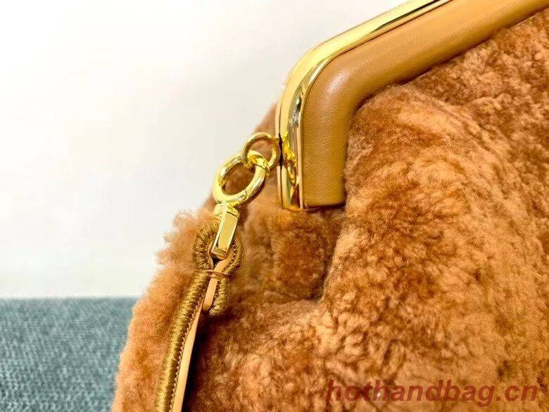 FENDI FIRST MEDIUM sheepskin bag 8BP127AH Caramel FENDI FIRST MEDIUM sheepskin bag 8BP127AH Caramel