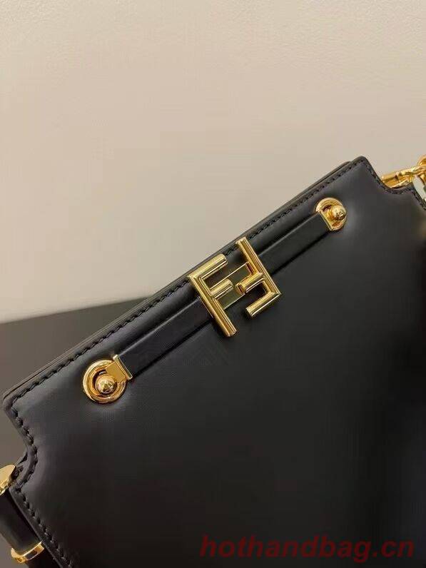 FENDI TOUCH leather bag 8BT349AHK2 black FENDI TOUCH leather bag 8BT349AHK2 black