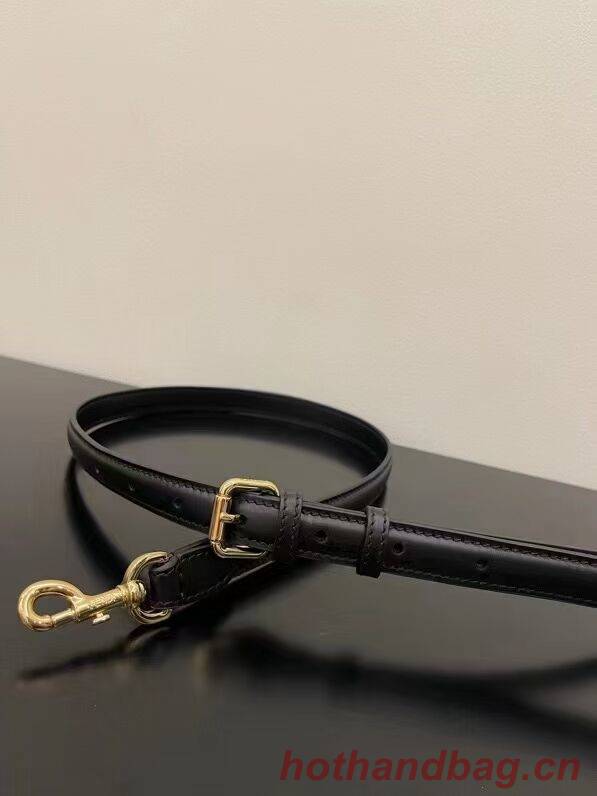 FENDI TOUCH leather bag 8BT349AHK2 black FENDI TOUCH leather bag 8BT349AHK2 black