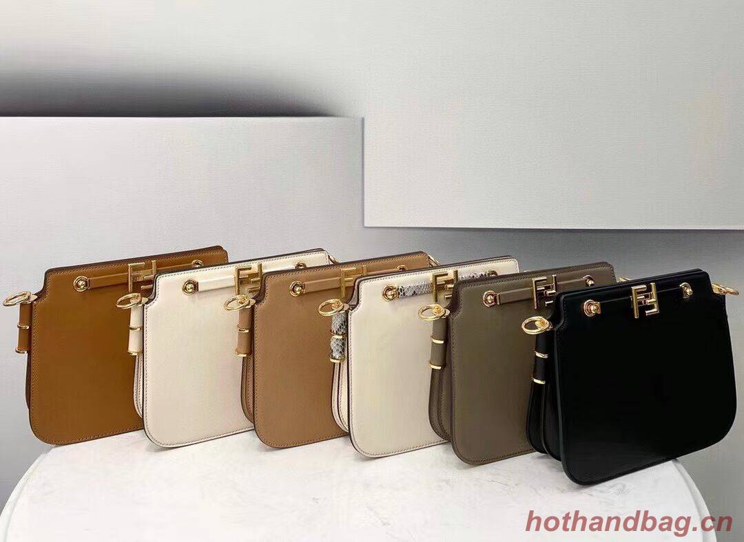 FENDI TOUCH leather bag 8BT349AHK2 gray FENDI TOUCH leather bag 8BT349AHK2 gray