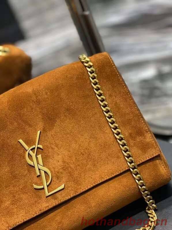 Yves Saint Laurent KATE MEDIUM REVERSIBLE IN SUEDE AND CROCODILE-EMBOSSED LEATHER 55380424 Yves Saint Laurent KATE MEDIUM REVERSIBLE IN SUEDE AND CROCODILE-EMBOSSED LEATHER 55380424