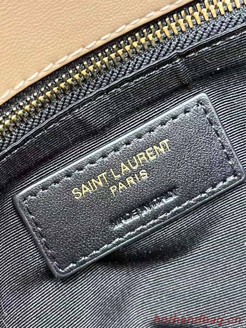 Yves Saint Laurent PUFFER BAG IN MERINO SHEARLING AND LAMBSKIN 179540 NATURAL BEIGE Yves Saint Laurent PUFFER BAG IN MERINO SHEARLING AND LAMBSKIN 179540 NATURAL BEIGE