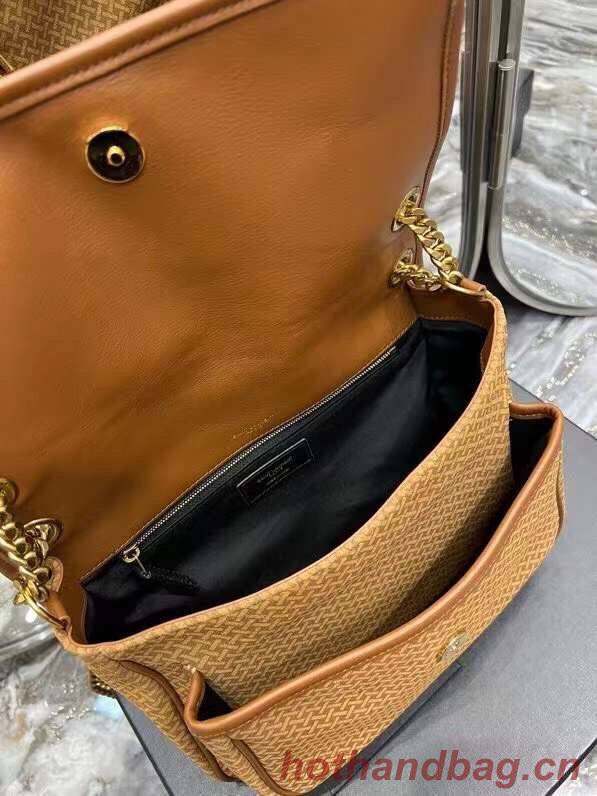 Yves Saint Laurent NIKI MEDIUM IN CRINKLED VINTAGE SUEDE 2782 BROWN Yves Saint Laurent NIKI MEDIUM IN CRINKLED VINTAGE SUEDE 2782 BROWN