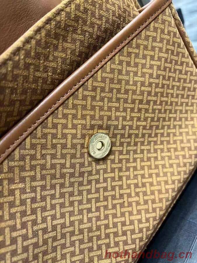 Yves Saint Laurent NIKI MEDIUM IN CRINKLED VINTAGE SUEDE 2782 BROWN Yves Saint Laurent NIKI MEDIUM IN CRINKLED VINTAGE SUEDE 2782 BROWN