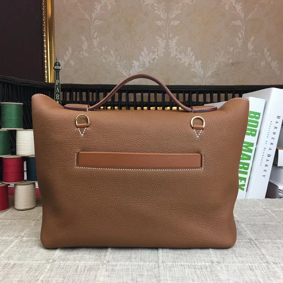 Hermes Kelly Original togo Leather Tote Bag H2424 Brown Hermes Kelly Original togo Leather Tote Bag H2424 Brown