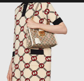 Gucci Padlock small berry tote bag 498156 White Gucci Padlock small berry tote bag 498156 White