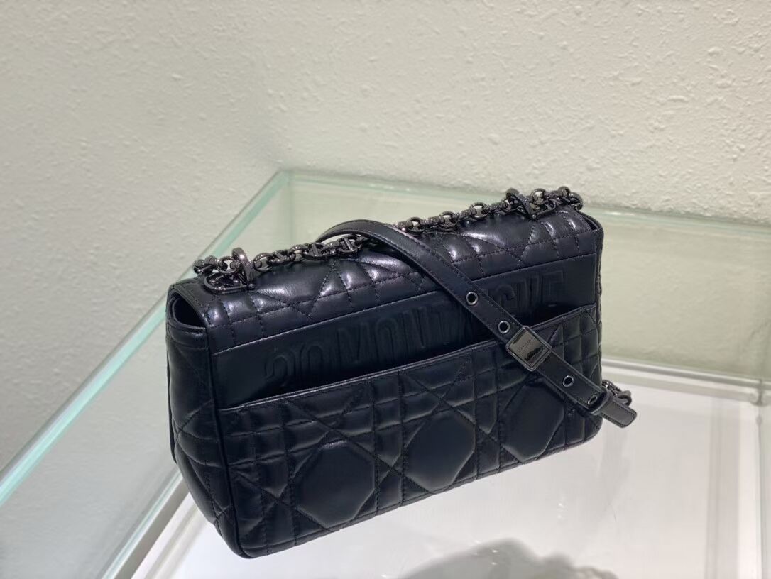 MEDIUM DIOR CARO BAG Gradient Cannage Lambskin M9242WN black MEDIUM DIOR CARO BAG Gradient Cannage Lambskin M9242WN black