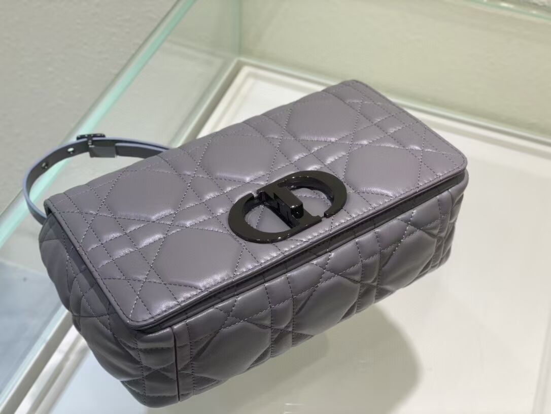 MEDIUM DIOR CARO BAG Gradient Cannage Lambskin M9242WN gray MEDIUM DIOR CARO BAG Gradient Cannage Lambskin M9242WN gray