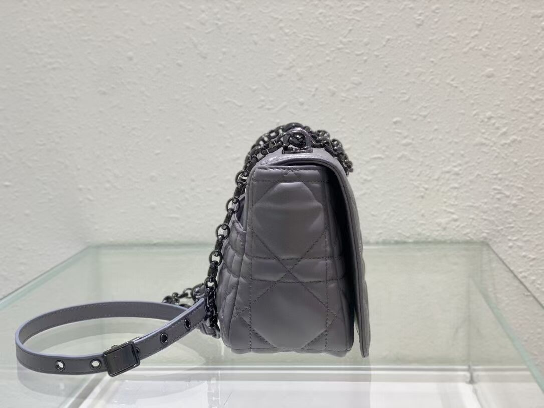 MEDIUM DIOR CARO BAG Gradient Cannage Lambskin M9242WN gray MEDIUM DIOR CARO BAG Gradient Cannage Lambskin M9242WN gray