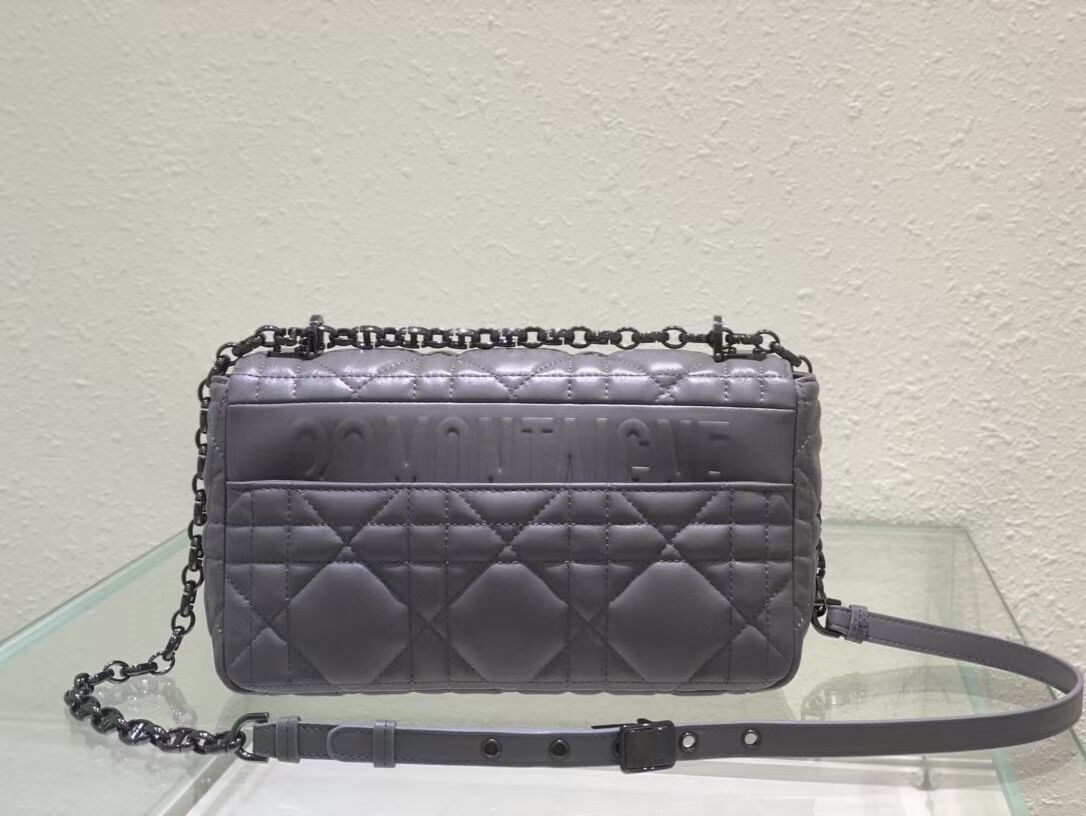 MEDIUM DIOR CARO BAG Gradient Cannage Lambskin M9242WN gray MEDIUM DIOR CARO BAG Gradient Cannage Lambskin M9242WN gray